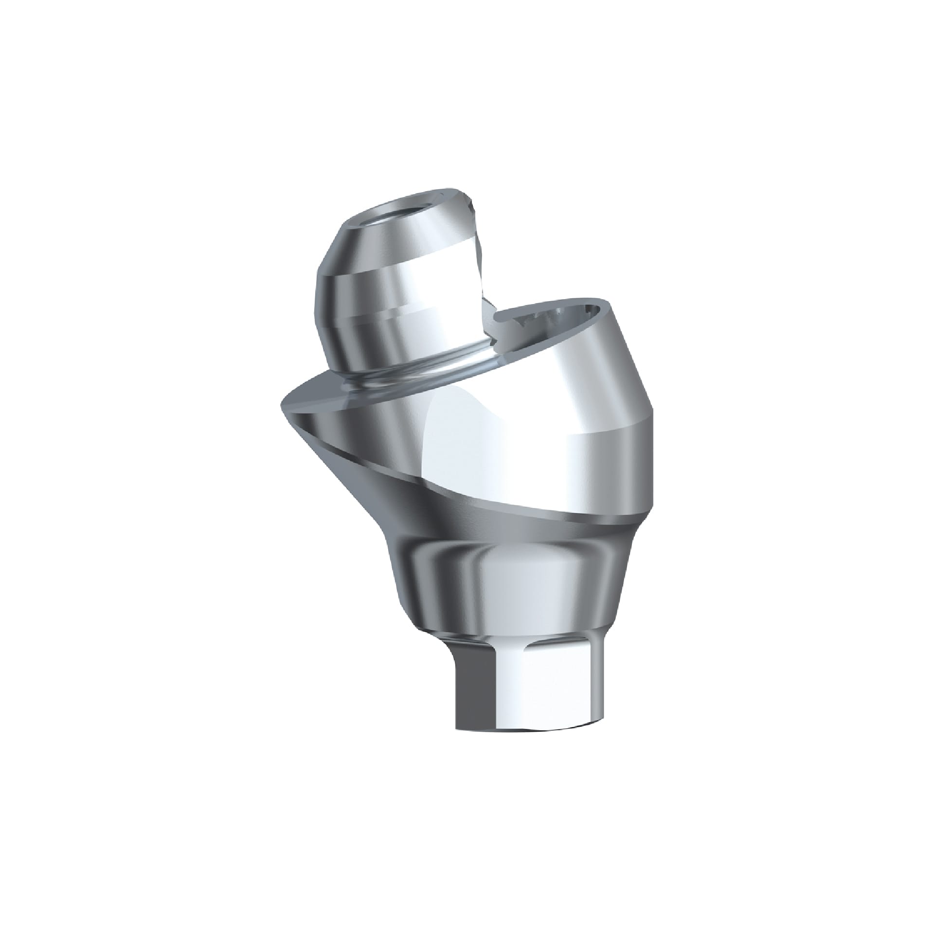 Componente Implantologia Titanio Mu-17-#np Adattatore Angolato Multi Unit Per Impianti Dentali Nobel Biocare, Titanio Grado 5 - 17° Esagonale Componente In Titanio Grado 5 Per Protesi Dentarie