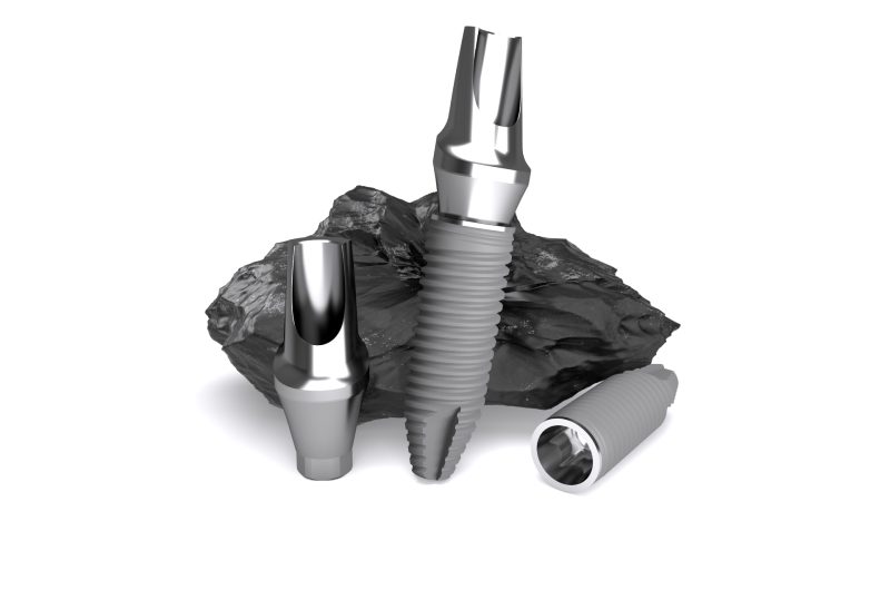 What are dental implants made of